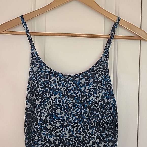 ATHLETA Infinity Patterned Dress Leopard Blue Size SP - Picture 4 of 11